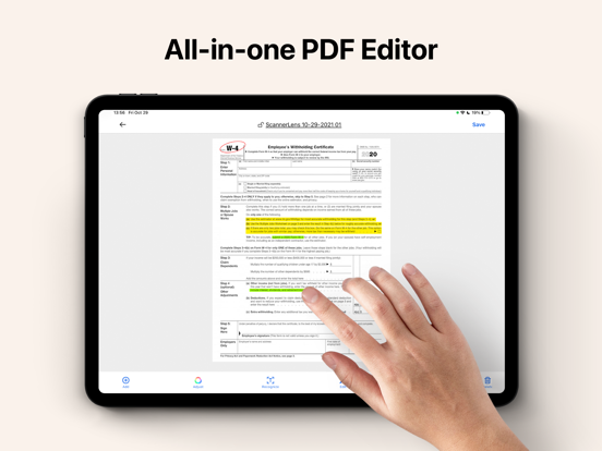 PDF Scanner App: Scanner Lens iPad app afbeelding 1