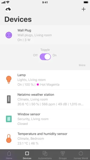 Hörmann homee screenshot 2