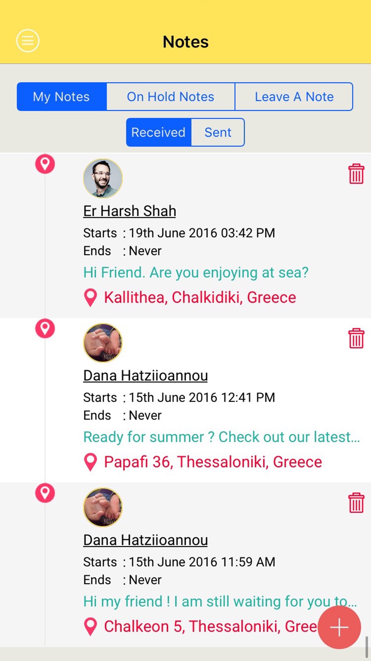 Screenshot 2 of NoteOnTheRoad
