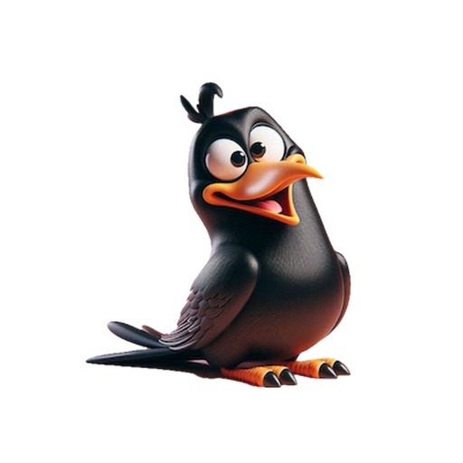 Goofy Blackbird Stickers icon