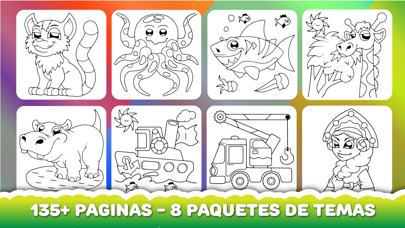 Colorear y pintar niños iPhone screenshot 2