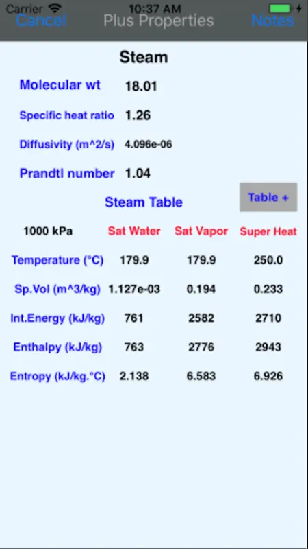 Thermo Physical Prop screenshot 2 of 9