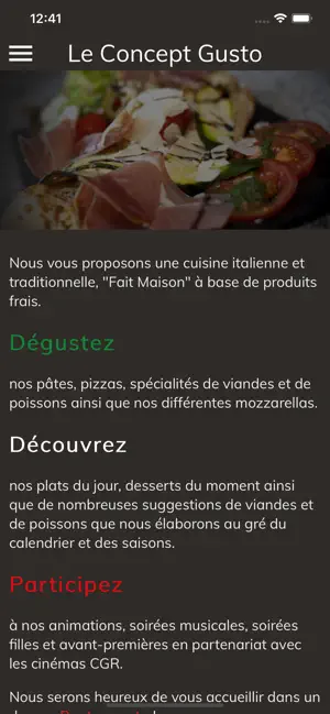 Brasserie GUSTO screenshot 3