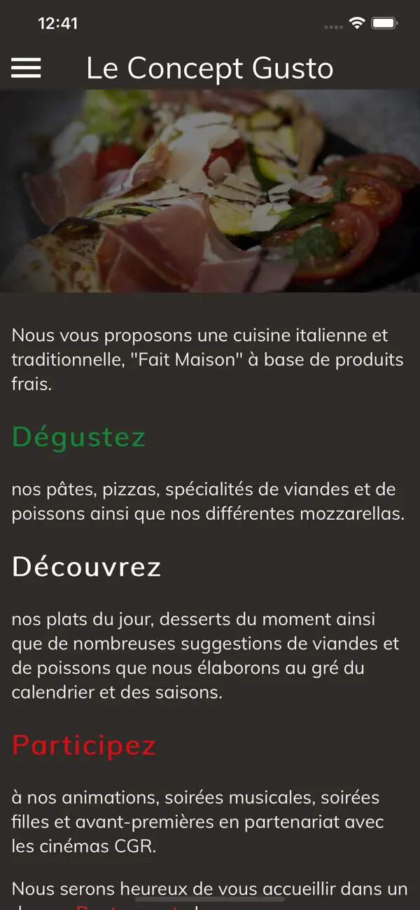 Screenshot #3 pour Brasserie GUSTO