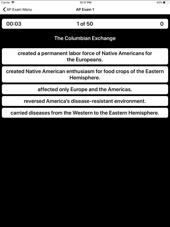 AP World History Prep iPad screenshot