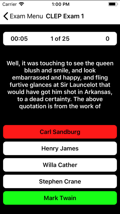 Screenshot #3 pour CLEP American Literature Prep