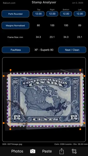 Stamp Analyser screenshot 2