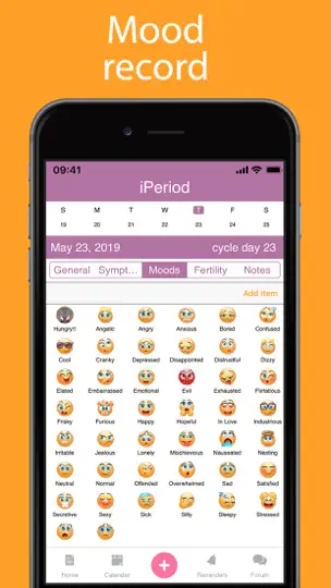 IPeriod Period Tracker + iPhone Ekran Görüntüsü 6