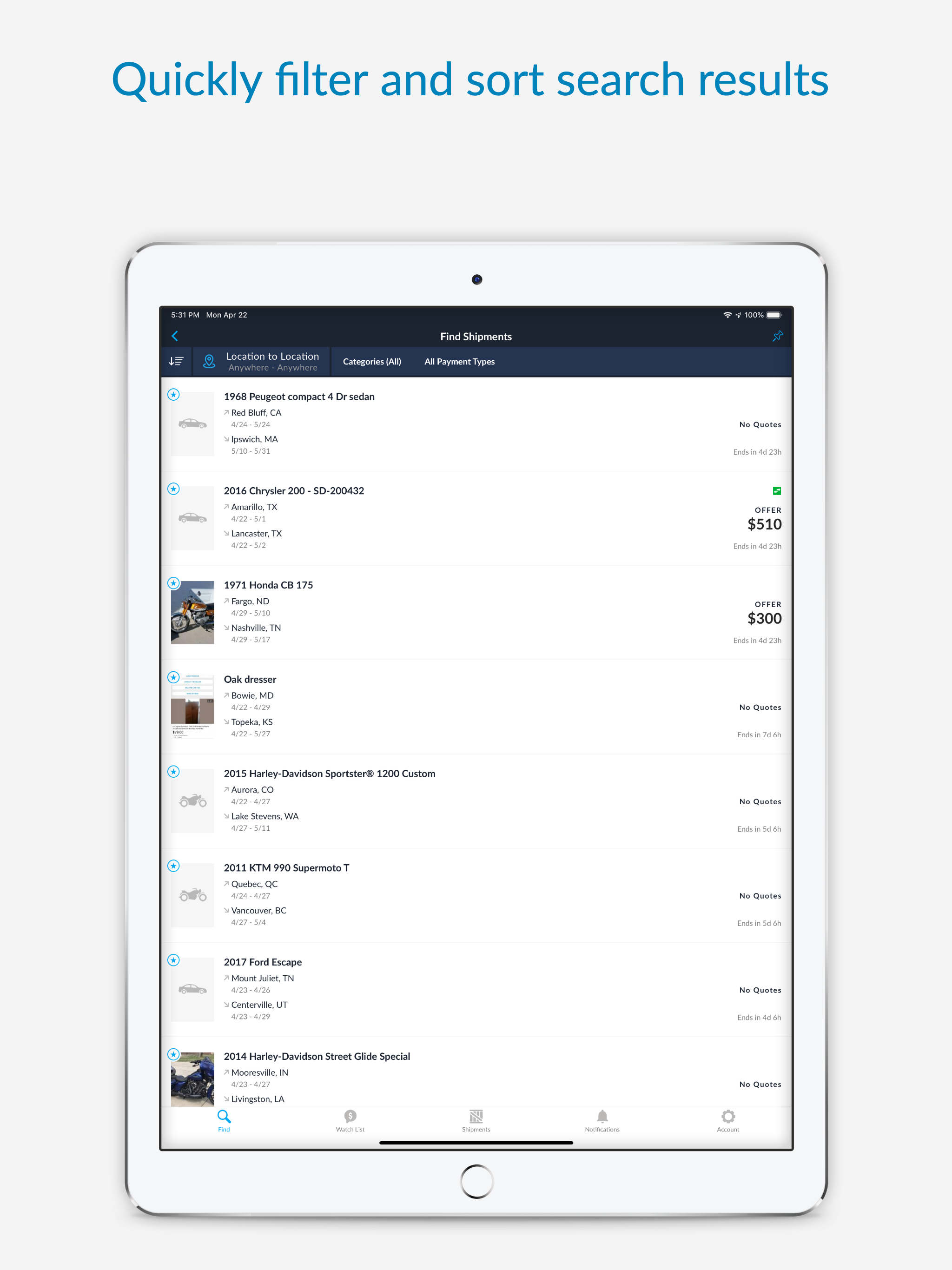 uShip screenshot 9