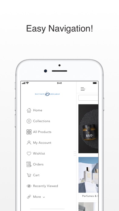 Blue Salon - الصالون الازرق iPhone screenshot 4 - Shopping app