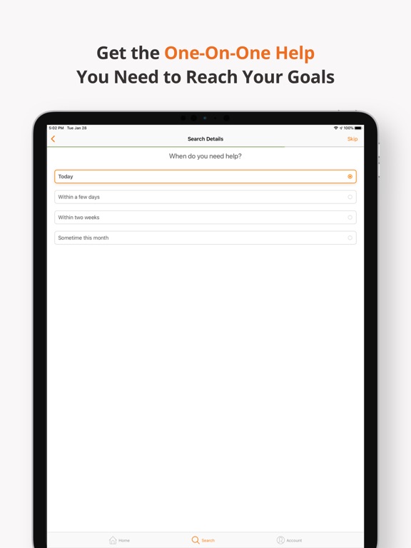 Wyzant - Find a tutor iPad screenshot 5 - Education app