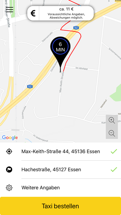 Taxi Süd - Essen Screenshot