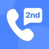 Second Phone Number . 2nd Line icon
