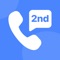 Second Phone Number - 2nd Line app offers a virtual phone number, serving as your 2nd Phone Line for private and secure calls and texts