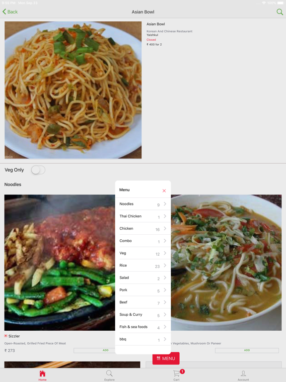 Foodwifi iPad screenshot 4