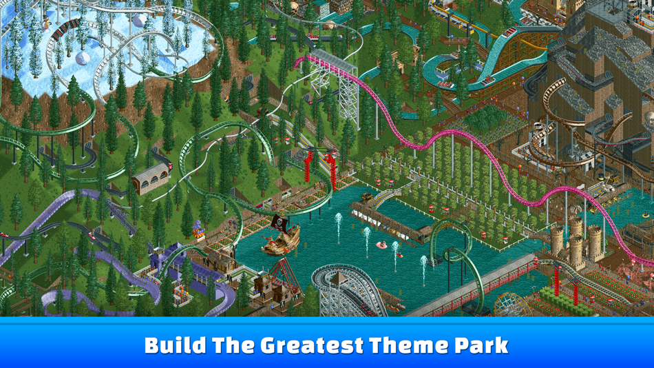 #1. RollerCoaster Tycoon® Classic (iOS) Podle: Atari