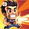 An endless run and gun shooter starring Barry Steakfries