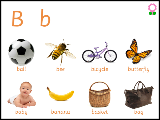 ABC Alphabet Vocabulary Kids iPad screenshot 4 - Book app