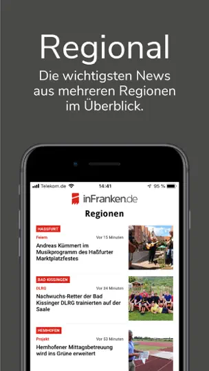 Screenshot von InFranken.de - Regionale News auf dem iPhone 2