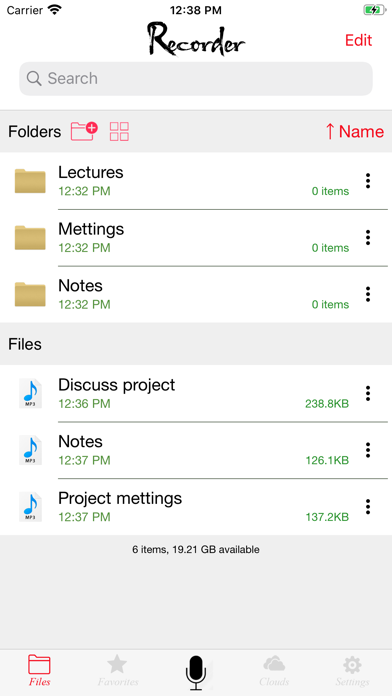 Screenshot #2 pour Voice Recorder & Sound Editor