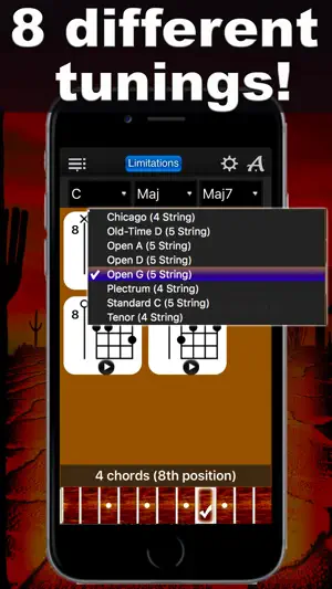 Banjo Chords Compass Lite screenshot 2