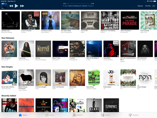 Sola Tunes - Music for all iPad screenshot 1 - Music app