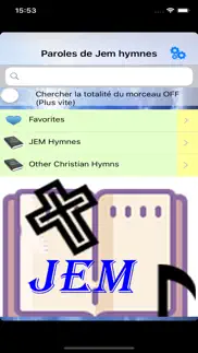 paroles de chanson jem iPhone Captures Décran 2