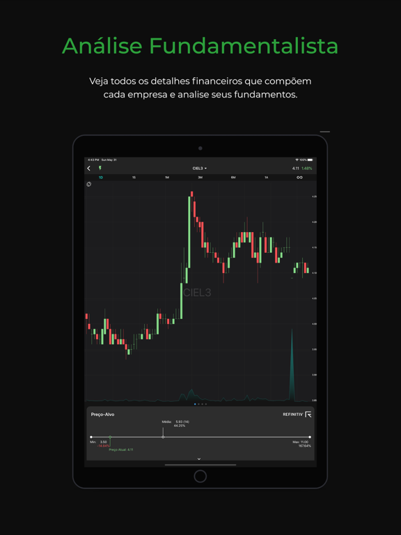 Screenshot #5 pour TradeMap: Acompanhe suas ações