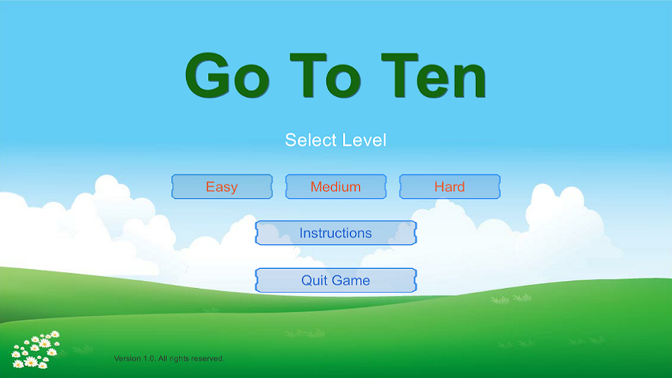 #1. Go To Ten (iOS) Podle: Activities for Learning inc.