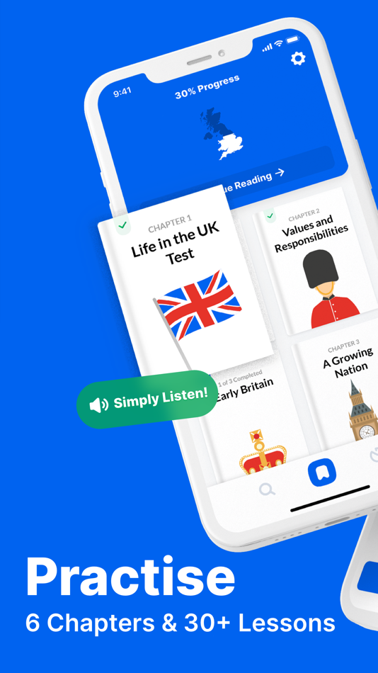 #1. Life in the UK Test 2025 (iOS) By: Reev Tech Inc.