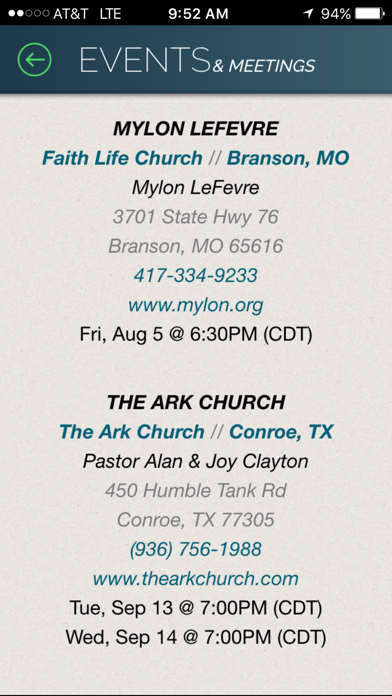 FLC Live iPhone screenshot 2 - Lifestyle app