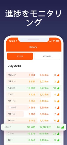 Stepz 歩数計 - 歩数 & 活動量計のおすすめ画像3