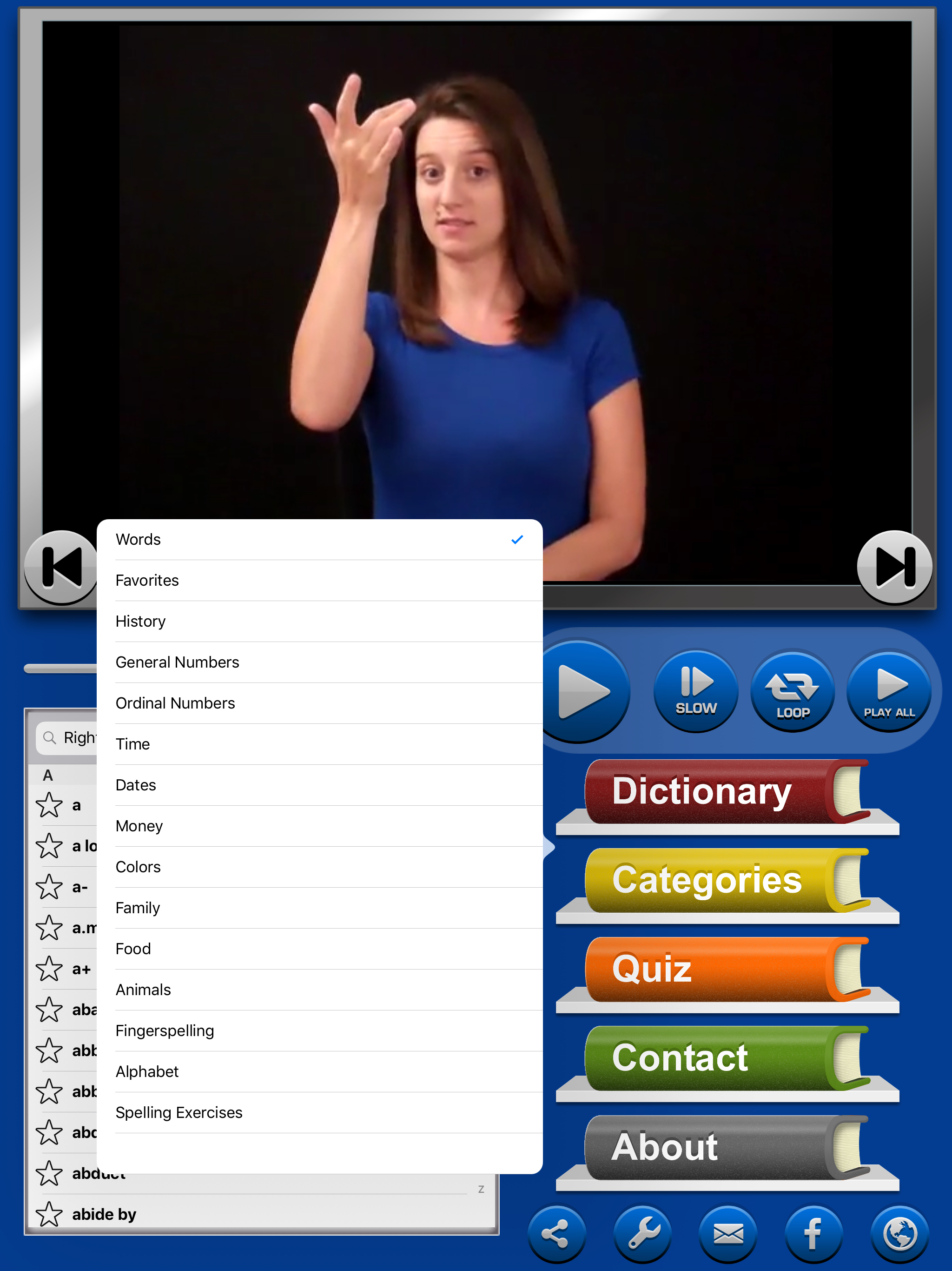 ASL Dictionary Sign Language