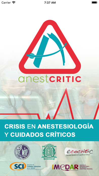 Screenshot #1 pour AnestCRITIC Crisis y Anestesia