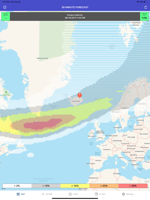 Aurora Forecast & Alertsのおすすめ画像1