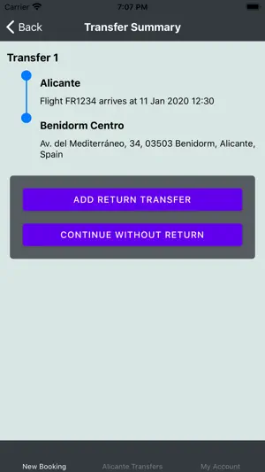 Alicante Transfers screenshot 4