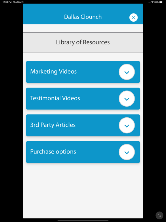Spring Aqua BOB iPad screenshot 8 - Business app