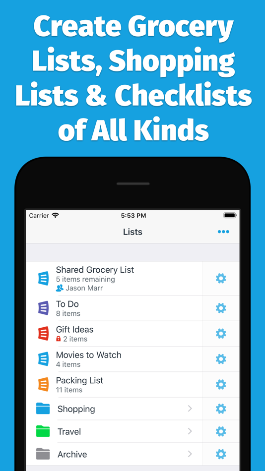 #2. AnyList: Grocery Shopping List (iOS) 由: Purple Cover, Inc.