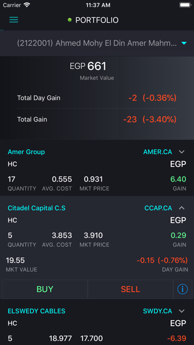 App screenshot