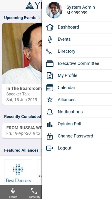 YPO Chennai Chapter Screenshot