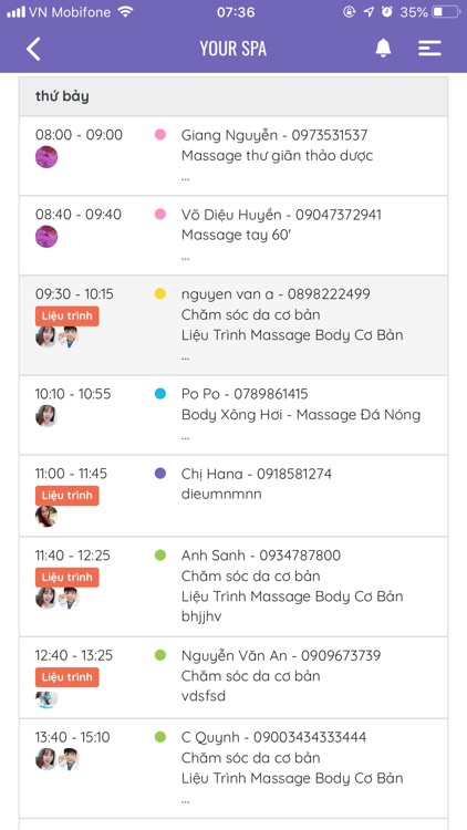 Myspa Manager - Quản lý Spa-PK screenshot-6