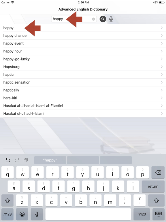 Screenshot #4 pour Advanced English Dictionary