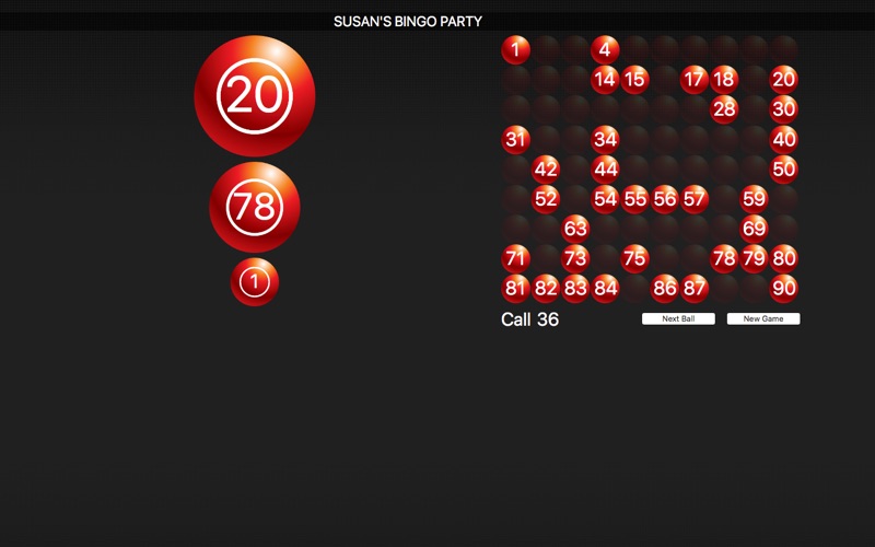 Bingo Caller Machine Screenshot