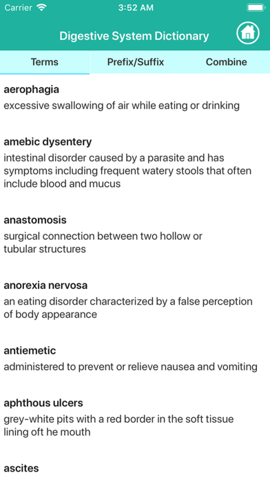 Digestive System Medical Terms screenshot