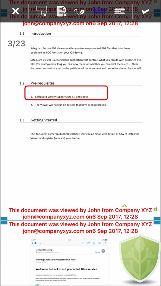#2. Locklizard Safeguard Viewer (iOS) 由: LockLizard