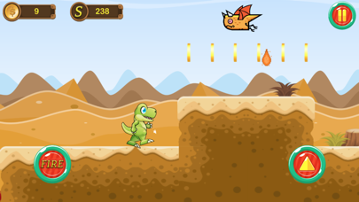 Screenshot #3 pour Desert Land Dragon Runner Dash
