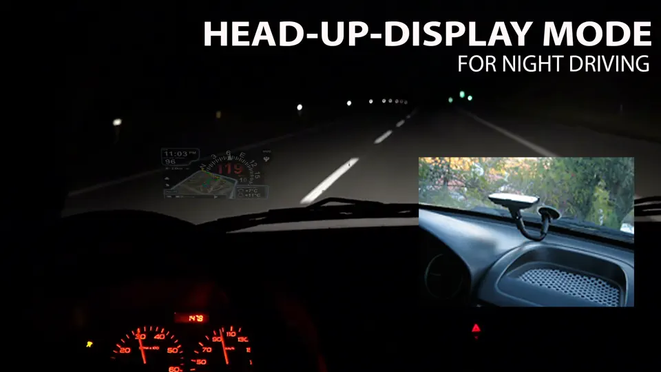 Captura de pantalla de ASmart HUD 3D +SpeedCams en iPhone 3