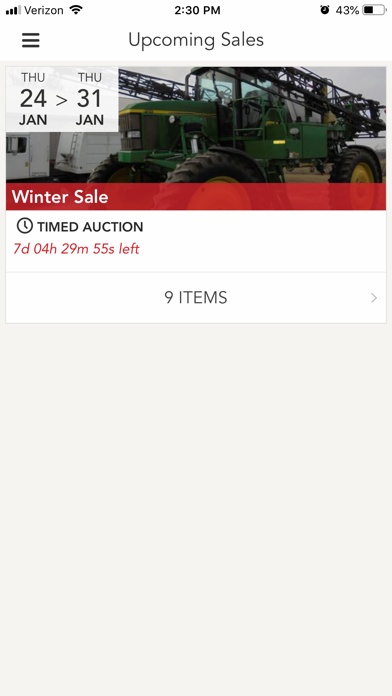 Mobley & Grant Auctioneers Screenshot