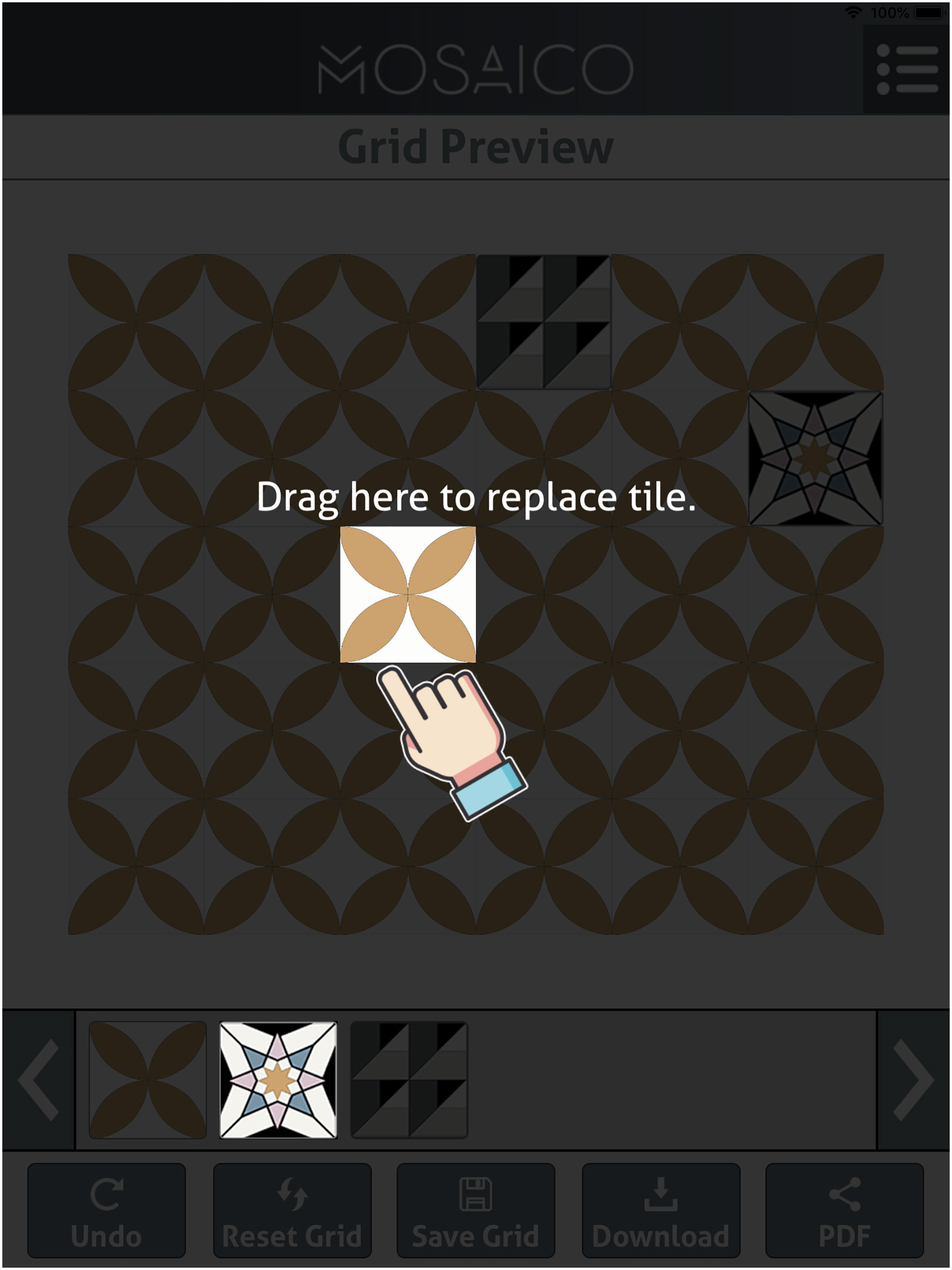 Mosaico Tile Designer App screenshot 7