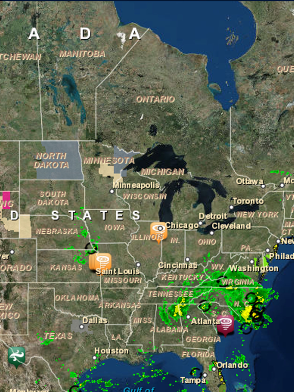 Screenshot #4 pour Storm Tracker Weather Radar